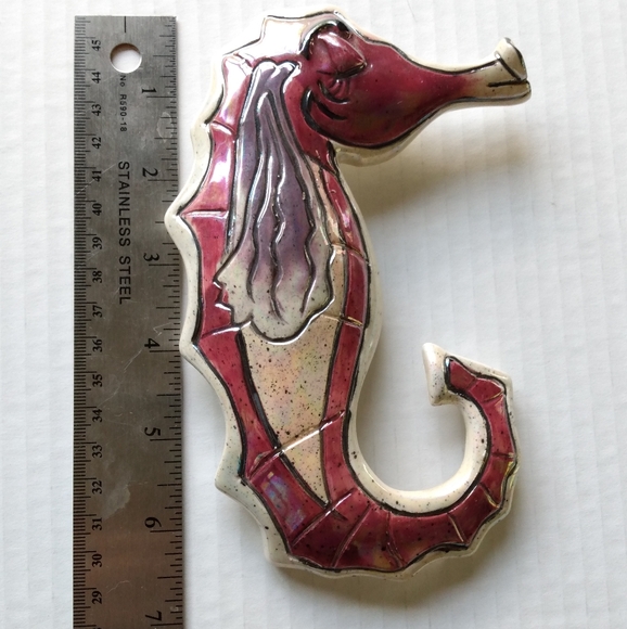 Blue Sky Sea Horse 7 Inches Tall - Picture 3 of 3